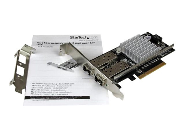 Startech : CARTE RESEAU PCIE 1 PORT FIBRE OPTIQUE 10 GBE - SFP+ OUVERT