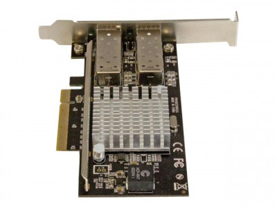 Startech : CARTE RESEAU PCIE 2 PORTS FIBRE OPTIQUE 10 GBE - SFP+ OUVERT