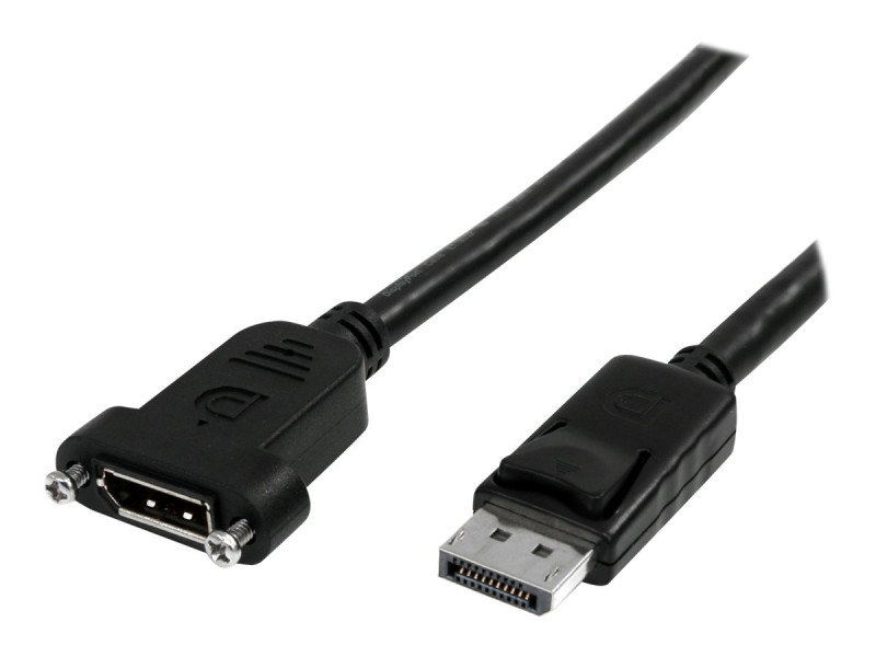 Startech : DISPLAYPORT PANEL-MOUNT DIGITAL VIDEO extension cable 3FT 20PIN