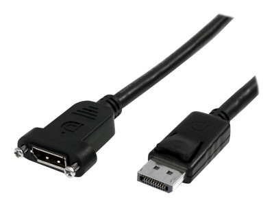 Startech : DISPLAYPORT PANEL-MOUNT DIGITAL VIDEO extension cable 3FT 20PIN