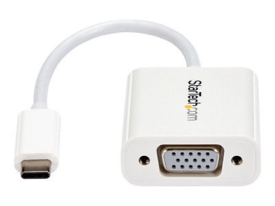 Startech : ADAPTATEUR VIDEO USB-C VERS VGA - M pour - 1920X1200 - BLANC