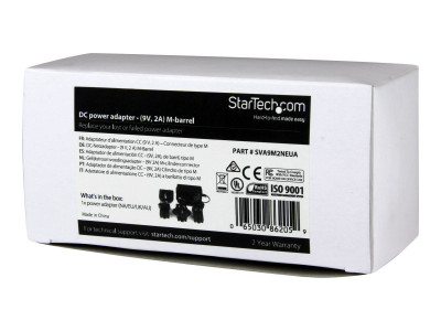 Startech : ADAPTATEUR SECTEUR de RECHANGE - BLOC D ALIMENTATION CC 9V 2A