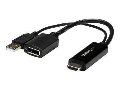 Startech : CONVERTISSEUR HDMI VERS DP ALIMENTE PAR USB - M pour - 4K