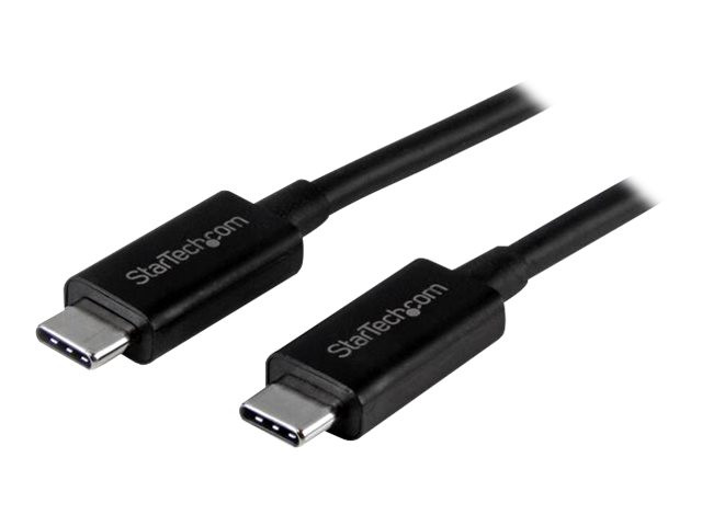Rallonge USB-C 3.1 Mâle vers USB-C Femelle - noir 1m