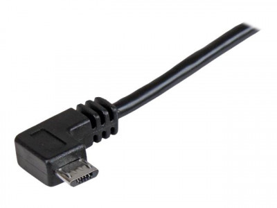 Startech : CABLE de CHARGE et SYNC MICRO USB A ANGLE DROIT de 1 M - M/M