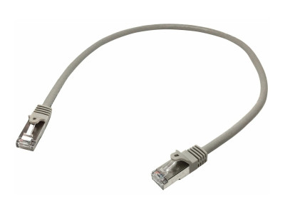 Startech : CABLE RESEAU CAT6 SFTP SANS CROCHET de 50 CM - M/M - GRIS