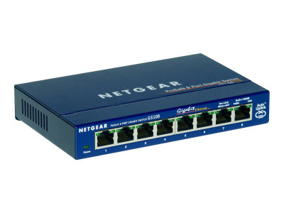 Netgear : GIGABIT SWITCH 8 PORT 10/100/1000