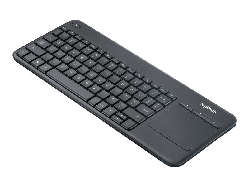 Logitech : WIRELESS TOUCH KEYBOARD K400 PLUS - DARK - FRA fr