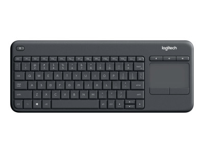Logitech : WIRELESS TOUCH KEYBOARD K400 PLUS - DARK - FRA fr