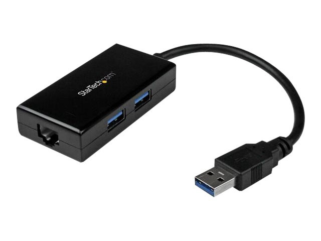 Startech : ADAPTATEUR RESEAU USB 3.0 VERS GBE avec HUB USB A 2 PORTS