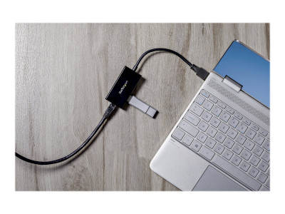 Startech : ADAPTATEUR RESEAU USB 3.0 VERS GBE avec HUB USB A 2 PORTS