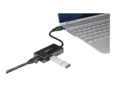 Startech : ADAPTATEUR RESEAU USB 3.0 VERS GBE avec HUB USB A 2 PORTS