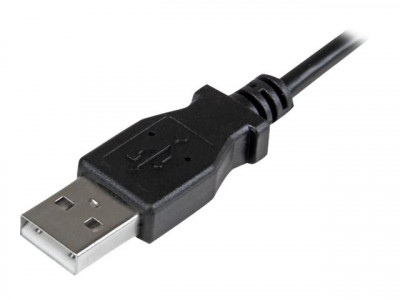 Startech : CABLE de CHARGE et SYNC MICRO USB A ANGLE DROIT de 2 M - M/M