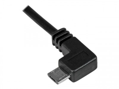 Startech : CABLE de CHARGE et SYNC MICRO USB A ANGLE GAUCHE de 2 M - M/M
