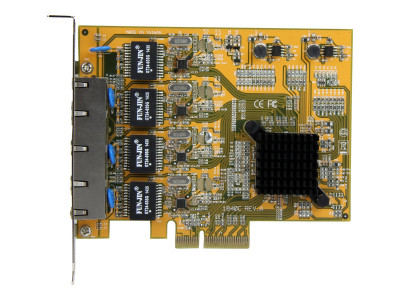 Startech : CARTE RESEAU PCI EXPRESS A 4 PORTS GIGABIT ETHERNET