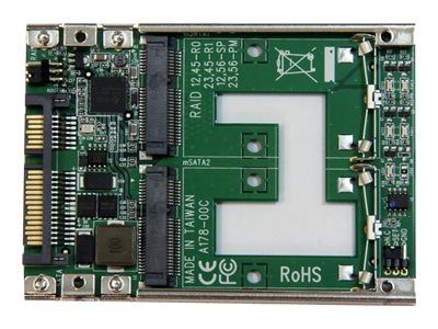 Startech : ADAPTATEUR 2X SSD M.2 NGFF VERS SATA 2 5 avec RAID et TRIM