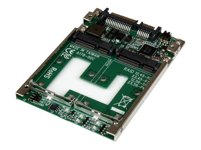 StarTech.com Adaptateur 2x SSD M.2 vers SATA 2,5 avec RAID - Convertisseur  double M.2 vers SATA 6 Gb/s avec support TRIM (25S22M2NGFFR)