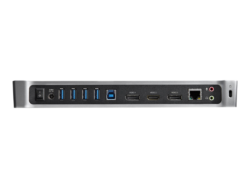 Startech : STATION D ACCUEIL USB 3.0 TRIPLE VIDEO PC PORTABLE - 4K