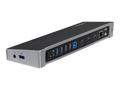 Startech : STATION D ACCUEIL USB 3.0 TRIPLE VIDEO PC PORTABLE - 4K