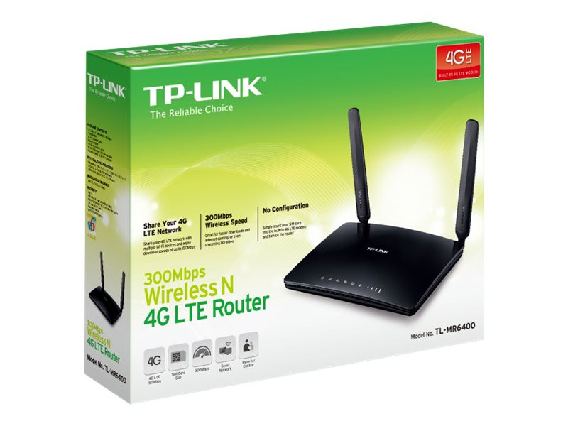 TP-Link : TL-MR6400 300MBIT/S WLAN N 4G LTE ROUTER 4G LTE MODEM