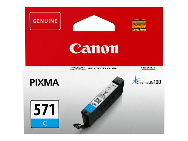 Canon CLI-571C Cartouche d'encre Cyan pour Pixma