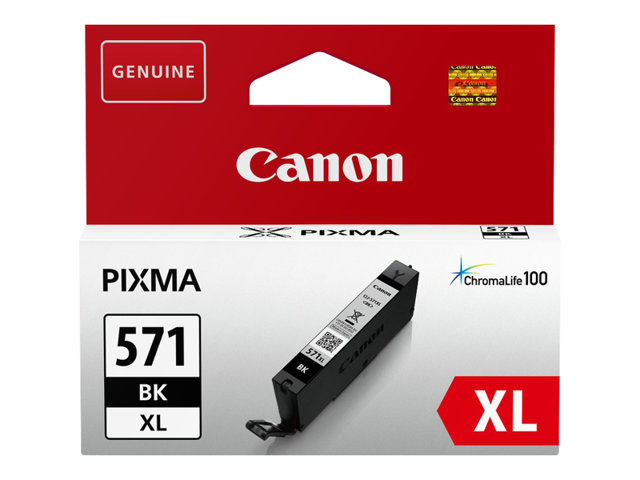 Canon CLI-571BKXL Cartouche d'encre Noir XL pour Pixma