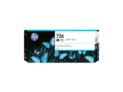 HP : Cartouche encre No 728 MATTEBLACK 300ML