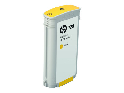 HP cartouche encre 728 Jaune 130ml