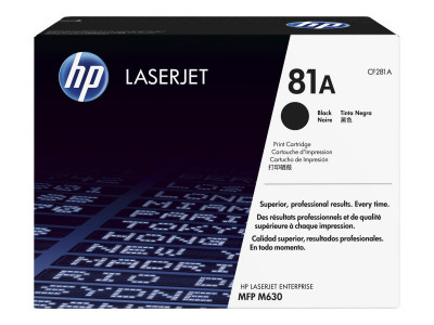 HP : cartouche toner 81A BLACK