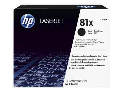 HP : cartouche toner 81X BLACK