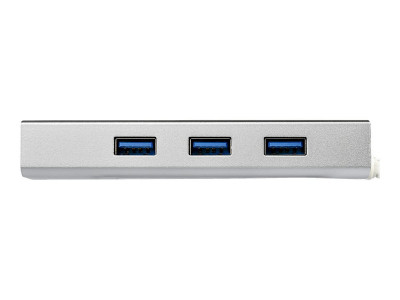 Startech : HUB USB 3.0 A 3 PORTS avec GIGABIT ETHERNET - ARGENT