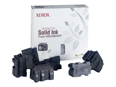 Xerox Genuide encre solide Noir PHASER 8860/8860MFP (6 sticks)