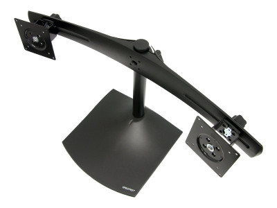 Ergotron : DOUBLE MONITOR HORZ STAND BLACK