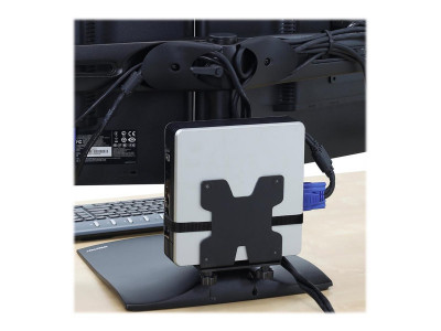 Ergotron : DOUBLE MONITOR HORZ STAND BLACK
