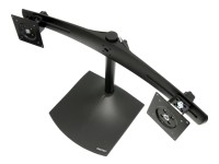 Ergotron : DOUBLE MONITOR HORZ STAND BLACK