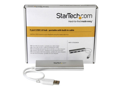 Startech : 4PORT USB HUB ALUMINUM COMPACT USB 3.0 HUB pour MAC