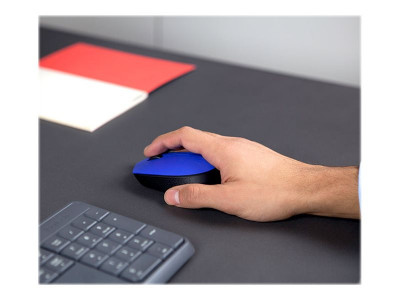 Logitech : WIRELESS MOUSE M171 BLUE-K