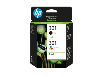 HP : Cartouche Encre NO 301 B/C/M/Y COMBO 2-pack