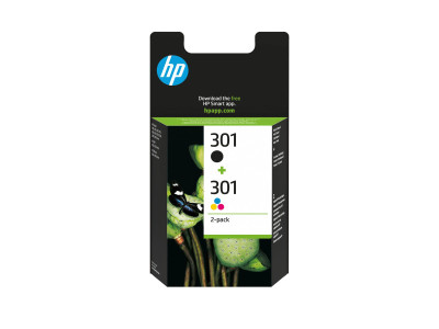 HP : Cartouche Encre NO 301 B/C/M/Y COMBO 2-pack