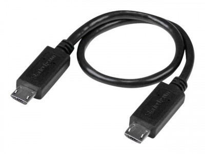 Startech : CABLE USB OTG MICRO USB VERS MICRO USB de 20 CM - M/M