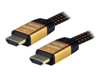 MCL Samar : HIGH SPEED FLAT HDMI cable ETHERNET 3D 47 MALE/MALE 5M