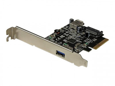 Startech : CARTE PCIE A 2 PORTS USB 3.1 - 1 externe 1 interne - USB-A