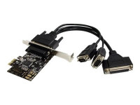 Startech : 2S1P PCI EXPRESS SERIAL PARALLE COMBO card avec BREAKOUT cable