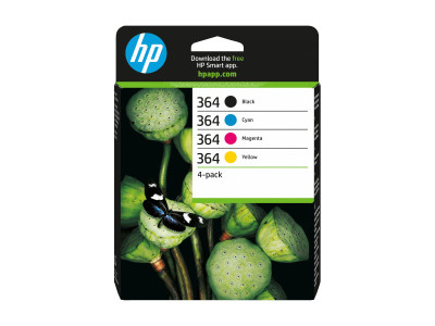 HP : Cartouche Encre NO 364 B/C/M/Y COMBO 4-pack