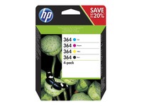 HP : Cartouche Encre NO 364 B/C/M/Y COMBO 4-pack