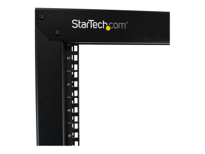 Startech : BATI RACK 42U 2 MONTANTS en ACIER ROBUSTE avec ROULETTES (29.50kg)