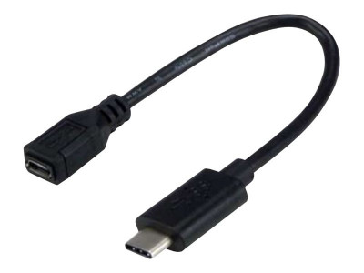 MCL Samar : USB 3.1 C TYPE TO USB 2.0 MICRO B FEMALE - 17CM