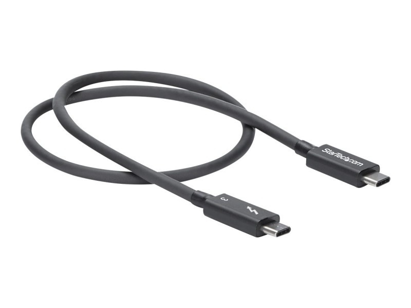 Startech : CABLE THUNDERBOLT 3 (40 GB/S) USB-C de 50 CM - M/M