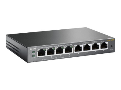 TP-Link : 8-PORT-GIGABIT EASYSMART SWITCH 8 RJ45 4 POE PORT