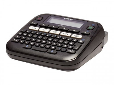 brother pt-e110vp imprimante pour etiquettes thermique directe couleur 180  x 180 dpi tze qwerty - imprimante etiquette